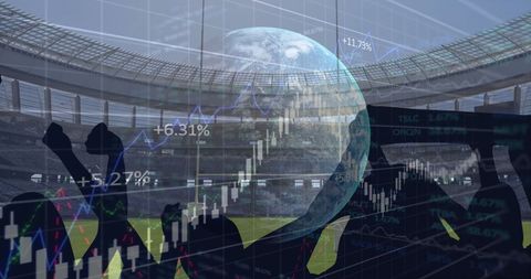 global digital market analysis with sports enthusiasm - Download Free Stock Images Pikwizard.com