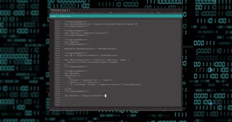 Binary Data and Text Processing on Digital Interface Background - Download Free Stock Images Pikwizard.com