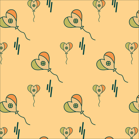 colorful heart-shaped balloon pattern with transparent background - Download Free Stock Videos Pikwizard.com