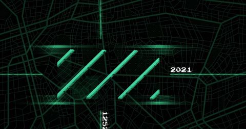 Abstract Digital Data Network with Futuristic Grid Overlay - Download Free Stock Images Pikwizard.com