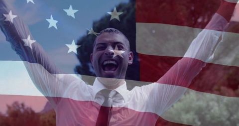 Celebrating Success with American Pride and Achievement