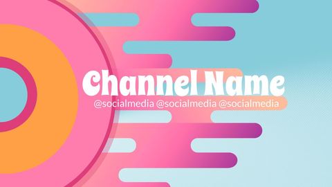 Colorful Abstract Social Media Banner Template - Download Free Stock Templates Pikwizard.com