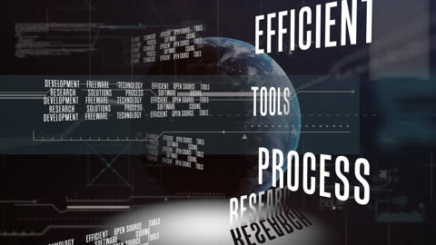 Dynamic Animation with Business Texts on Digital Interface