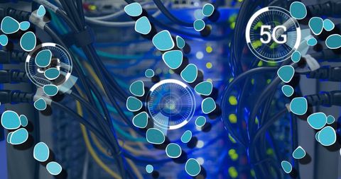 Medical Data Processing Concept in Server Room with Digital Technology - Download Free Stock Images Pikwizard.com
