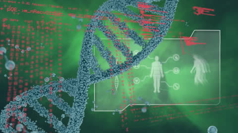 Digital Genetic Research with DNA Strand Animation