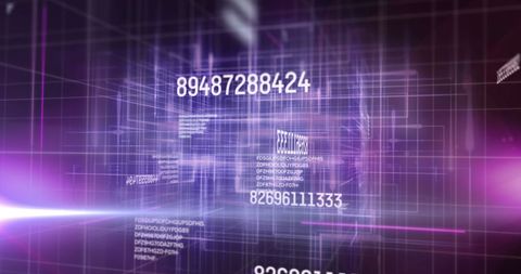 Futuristic Digital Data Flow with Dynamic Numbers - Download Free Stock Images Pikwizard.com