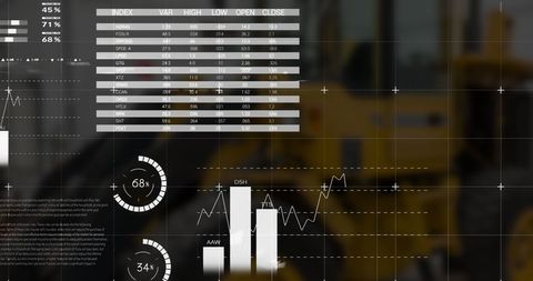 Digital Financial Data Visualization Over Payment Terminal Interface - Download Free Stock Images Pikwizard.com