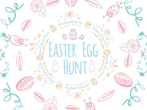 Whimsical Easter Egg Hunt Celebration Template