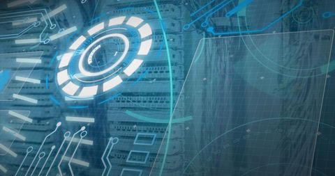 Futuristic Data Processing Technology Visual Concept - Download Free Stock Images Pikwizard.com