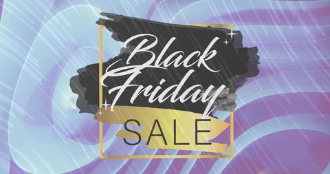 Stylish Black Friday Sale Banner with Gradient Background