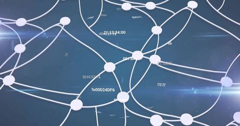 Digital Network Interface with Node Connections and Floating Codes