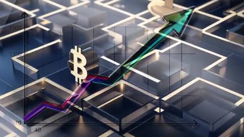 Bitcoin Growth and Investment Concept in Digital Grid Environment