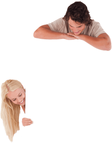 Happy Couple Holding Large Blank Transparent Card Mockup - Download Free Stock Videos Pikwizard.com