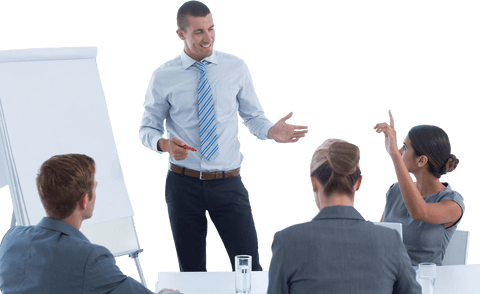 transparent professional team discussion in modern office - Download Free Stock Videos Pikwizard.com
