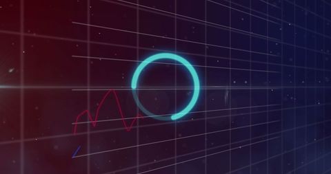 Digital Interface Featuring Dynamic Chart and Data Indicator - Download Free Stock Images Pikwizard.com