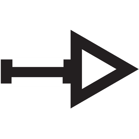 minimalist black outlined arrow on transparent background - Download Free Stock Videos Pikwizard.com