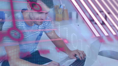 Animated Network Connections in Modern Office Environment