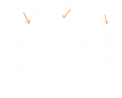 Transparent Illustration of Strategy, Execution, and Success Stages - Download Free Stock Videos Pikwizard.com