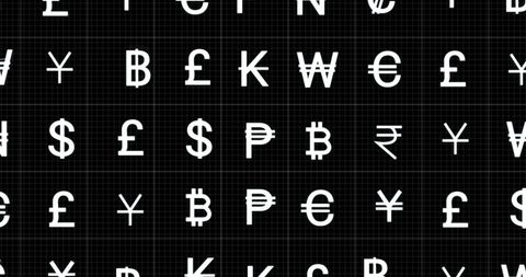 Animated Currency Symbols on Digital Grid - Download Free Stock Images Pikwizard.com