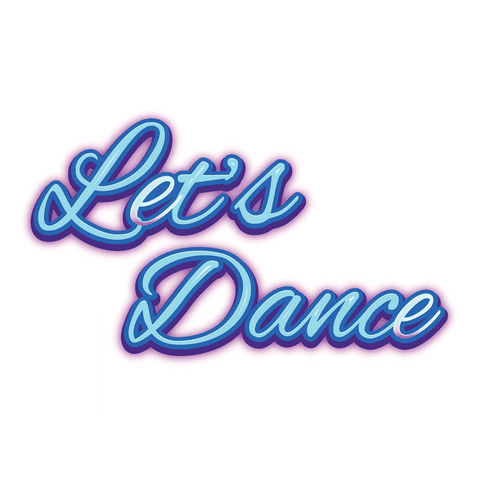 shiny blue let's dance text on transparent background - Download Free Stock Videos Pikwizard.com