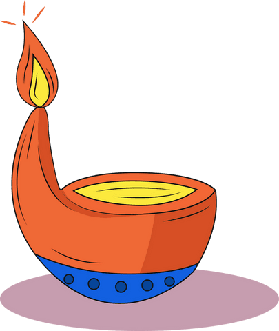 traditional oil lamp with glowing flame on transparent background - Download Free Stock Videos Pikwizard.com