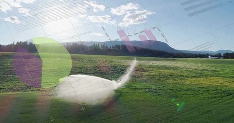 Integration of technology in agriculture with data visualization