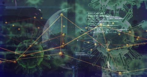 Innovative network mapping viral models cybersecurity concept