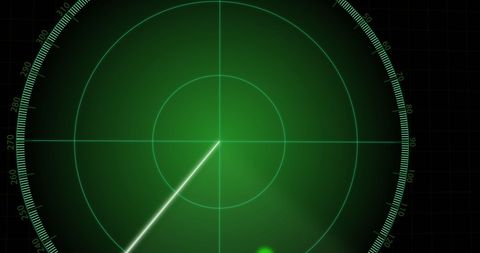 Digital Radar Interface with Moving Targets - Download Free Stock Images Pikwizard.com
