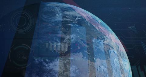Global Financial Data Processing and Digital Integration - Download Free Stock Images Pikwizard.com
