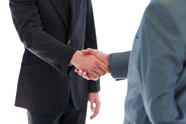 Business Handshake in Transparent Meeting Environment - Download Free Stock Videos Pikwizard.com