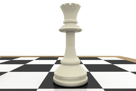 transparent white queen on classic chess board - Download Free Stock Videos Pikwizard.com