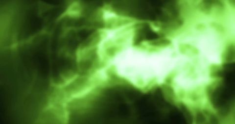 Glowing Light Trails Over Black Background for Abstract Design