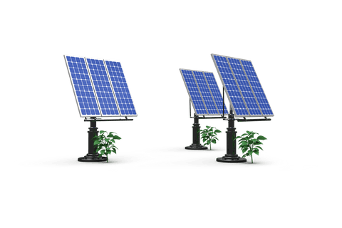 transparent solar panels with green plants illustration - Download Free Stock Videos Pikwizard.com