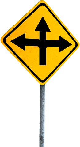 Yellow Road Sign Arrow Symbol on Transparent Background - Download Free Stock Videos Pikwizard.com