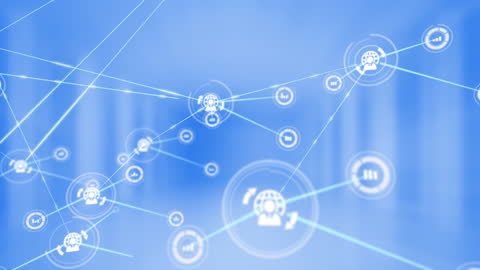 Futuristic Global Networking with Digital User Icons