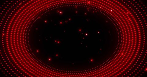 Mesmerizing red spiral motion on dark background