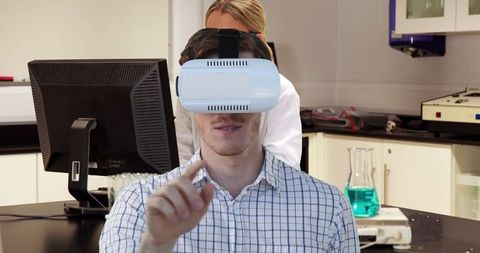 Virtual reality in scientific research