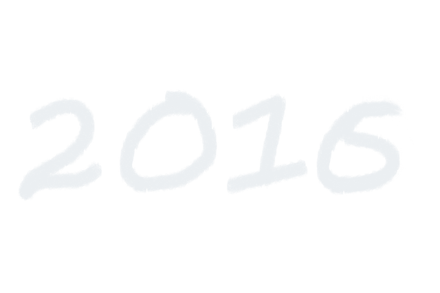 2016 White Typeface on Transparent Background for Year and Celebration Design - Download Free Stock Videos Pikwizard.com