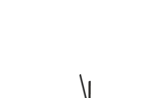 Black sticks with copy space on transparent background for design projects