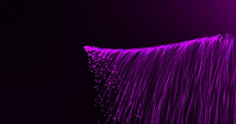 Mesmerizing Purple Light Trails in Motion on Black Background - Download Free Stock Images Pikwizard.com