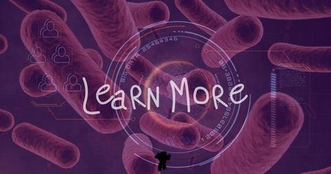 Digital Data Processing Over Virus Cells - Download Free Stock Images Pikwizard.com