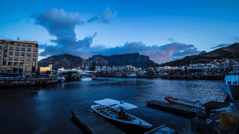 Transparent Harbor Scene with Boats at Dusk and Majestic Sky - Download Free Stock Videos Pikwizard.com