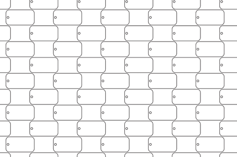 Transparent background with black vector shapes pattern