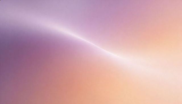 Ethereal pastel gradient with glowing diagonal seam in lilac pink and peach silky glow