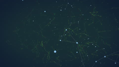 Digital Network of Connections Abstract Background