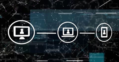 Abstract Global Network Connections in Digital Transformation - Download Free Stock Images Pikwizard.com