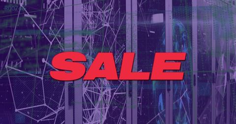 Cyber Sale with Networking and Digital Technology Theme - Download Free Stock Images Pikwizard.com