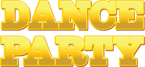 Dance Party Text in Bold Gold on Transparent Background - Download Free Stock Videos Pikwizard.com