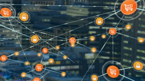 Digital Network Visualization of Online Shopping and Cybersecurity