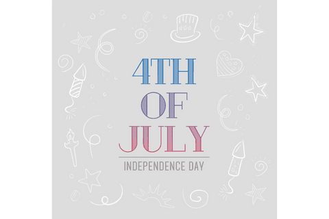 Transparent Fourth of July Celebration Card Illustration - Download Free Stock Videos Pikwizard.com